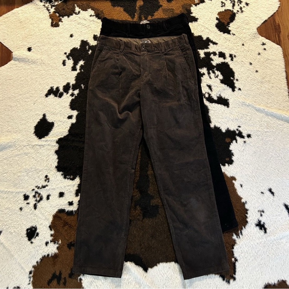 H&M Dark Brown Corduroy Pants